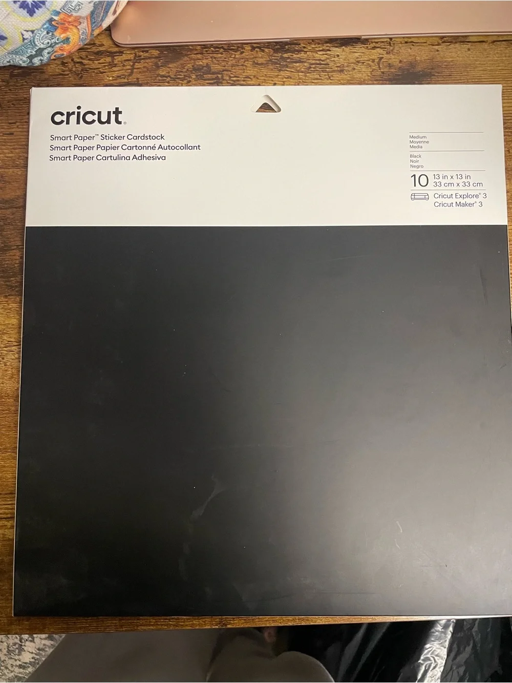 Cricut Black Smart Paper Sticker Cardstock Pack